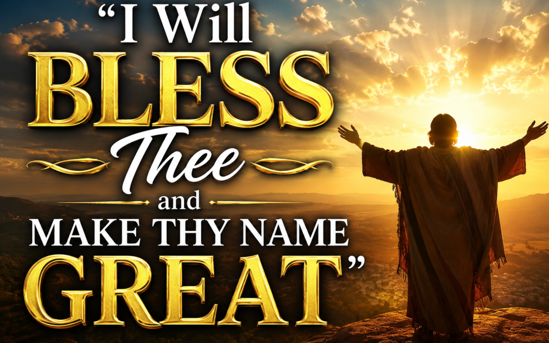 “I Will Bless Thee and Make Thy Name Great,”